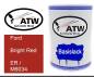 Preview: Ford, Bright Red, ER / M6034: 500ml Lackdose, von ATW Autoteile West.
